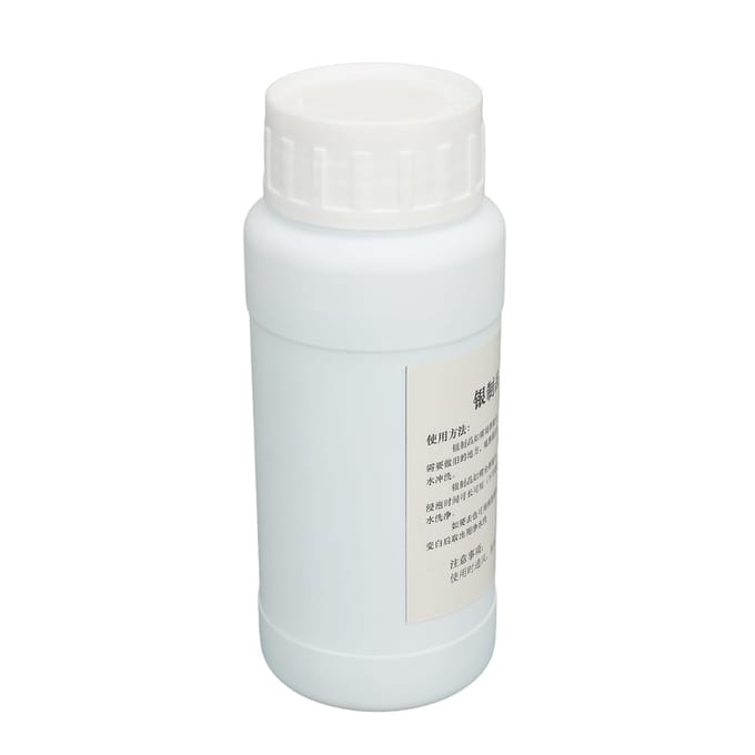 Solution d'Antiquité Argent à Action Rapide 250 ml Fabrication de Bijoux Solution Oxydante pour Argent Gel Noircissant white