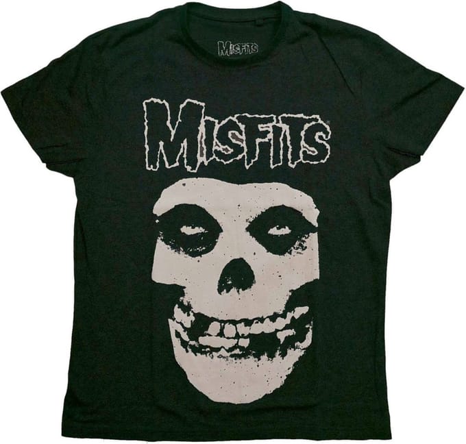 Misfits - Logo & Fiend Heren T-shirt - M - Zwart