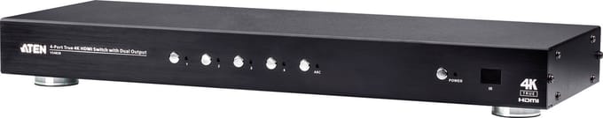 ATEN 4-poorts True 4K HDMI-schakelaar met dubbele output