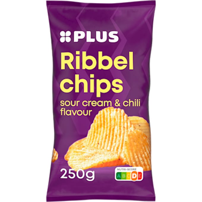 Ribbelchips sour cream chili