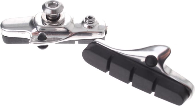 Saccon Remblokken - Duurzaam Rubber-Aluminium - Zwart/Zilver - Per Paar