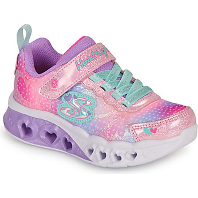 Skechers Flutter Heart Lights-Simply L Meisjes Sneakers - Pink/Multi