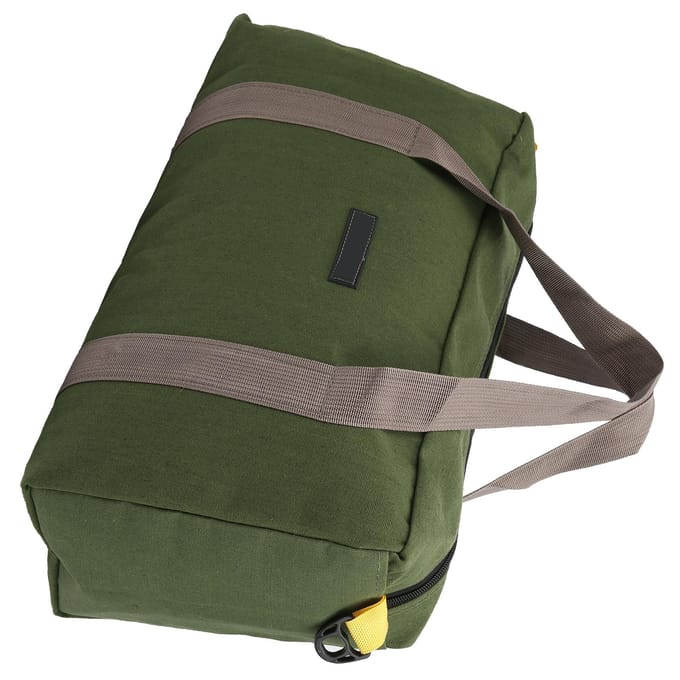Sac de Rangement Électricien Toile Portable Imperméable Multifonctionnel Organisateur d'Outils gray