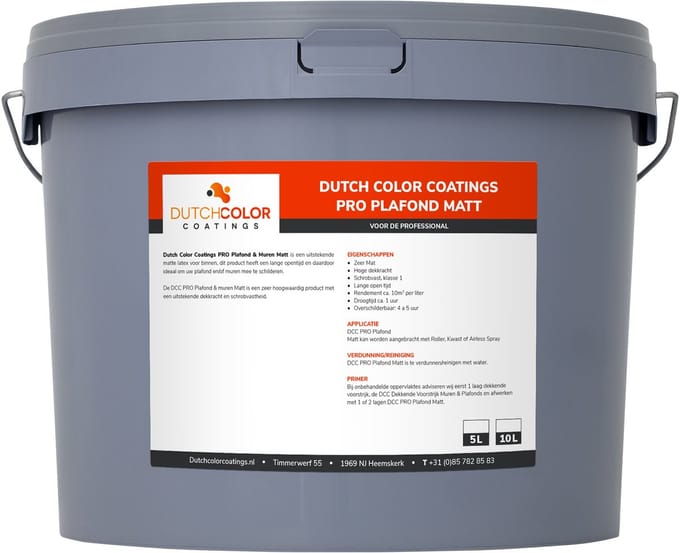 DCC PRO Plafond Matt - 10L - Wit