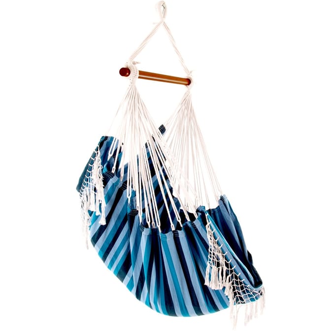 Vivere Braziliaanse Hangmat Stoel - Blue Lagoon