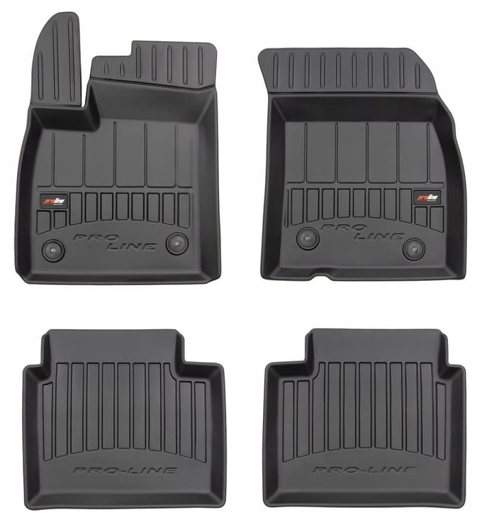 Frogum - 3D Pro-Line - Automatten Set - Geschikt voor FORD Focus Mk4 vanaf 2018 - 4-delig - Hoge Rand 6cm