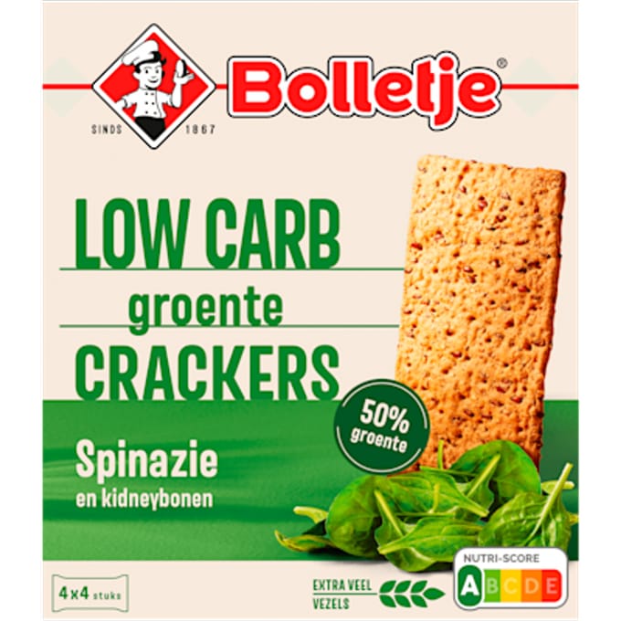 Groentecrackers Spinazie