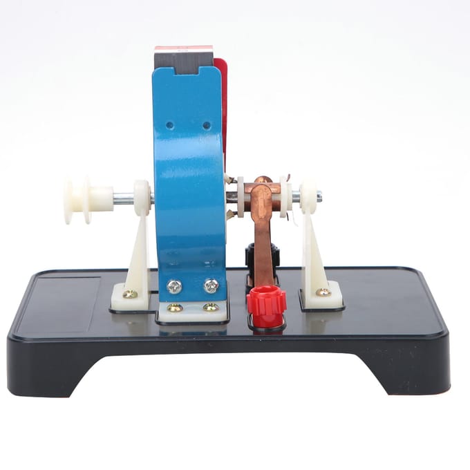 Miniatuur Elektromotor Model Generator Motor Apparatuur Student Fysisch Educatief gray