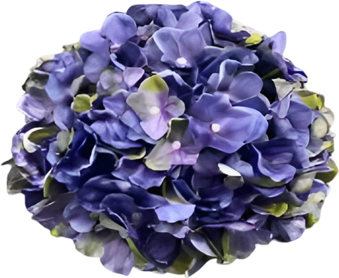 Kunst hortensia tak paars groen 92 cm Buitengewoon de Boet