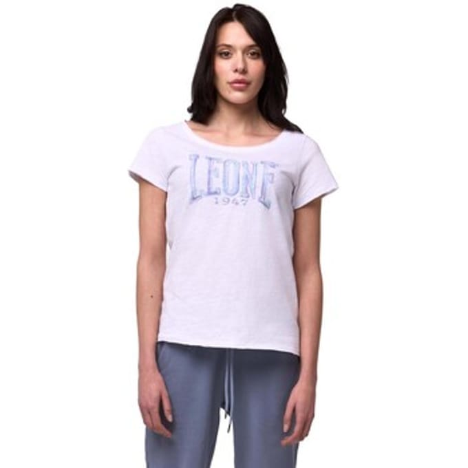 T-shirt Korte Mouw Leone 1947 Woman Short Sleeves e