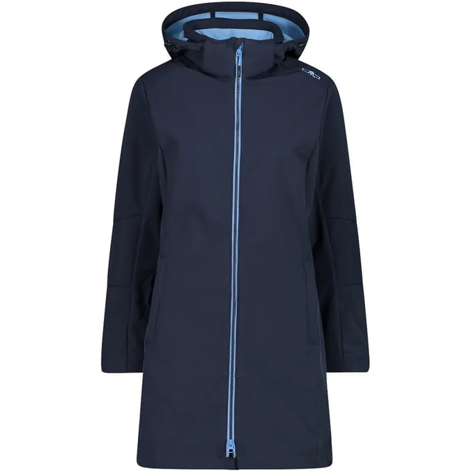 Dames parka met rits en capuchon CMP