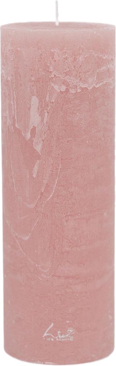 Rasteli Luz Your Senses Kaars-Stompkaars Oud Roze D7 cm H 20 cm