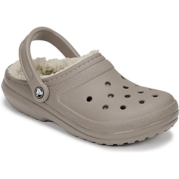 Crocs Classic Fuzz Lined Clog Instappers Senior