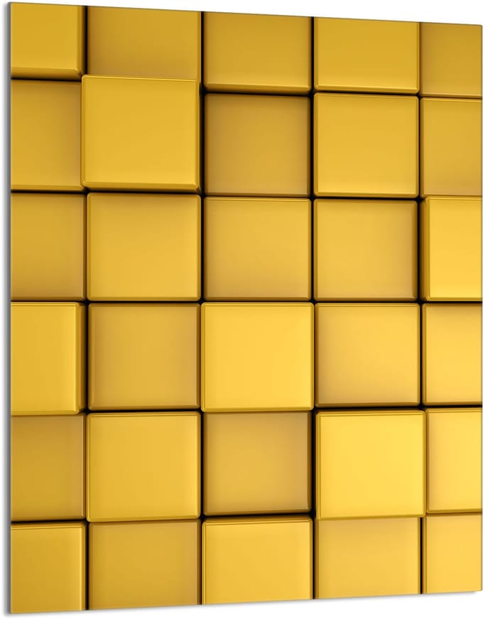 TMK ArtDeko - Gekleurde Snijplank - Glas - 40x52 cm - Antibacteriële Eigenschappen