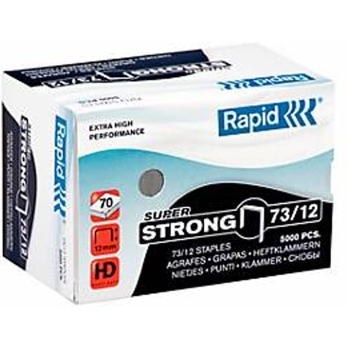 Rapid Super Sterke Nieten Type 73 - Gegalvaniseerd - 12 mm - 5000 Stuks