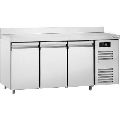 GGM Gastro Kühltisch ECO - 1795x700mm - mit 3 Türen - mit Aufkantung & modernem Display