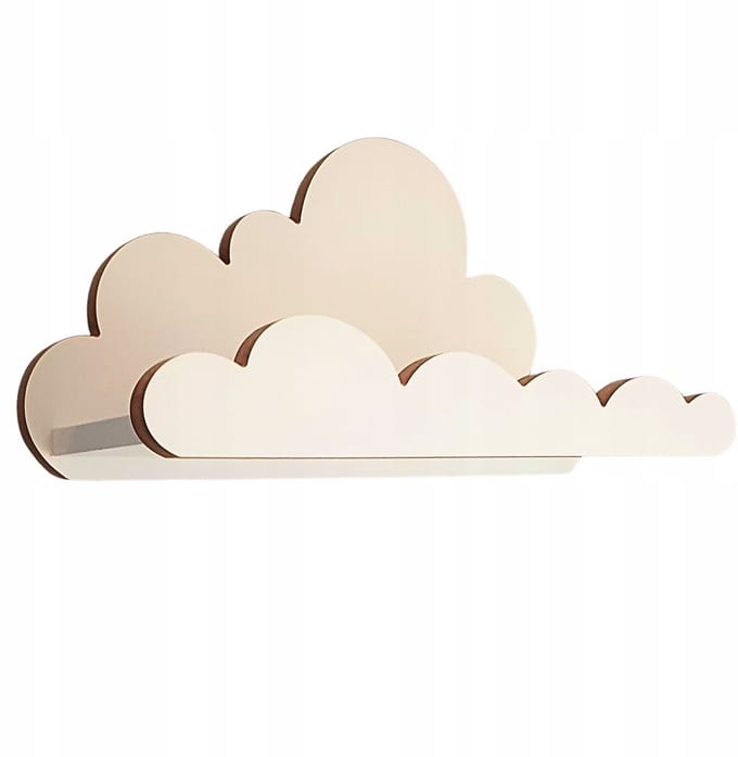 Wolkenschaps Minorka voor kinderkamer - Wandmontage