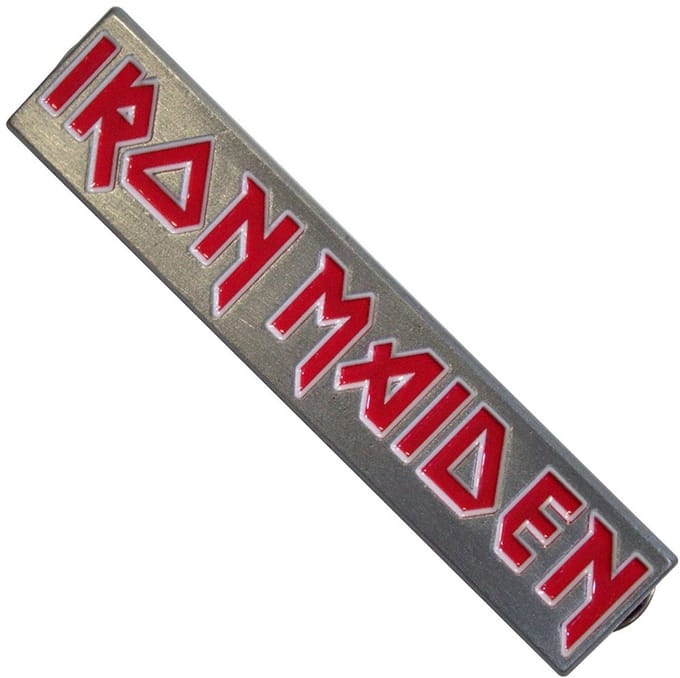 Iron Maiden - Logo Pin - Zilverkleurig