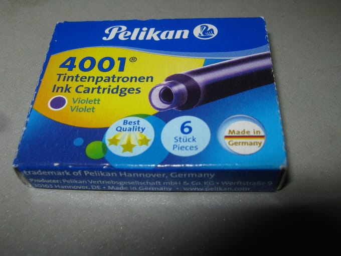 Pelikan inktpatronen violet 6 stuks