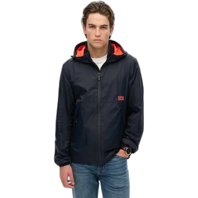 Superdry - Windbreakerjas met capuchon en logo - Heren