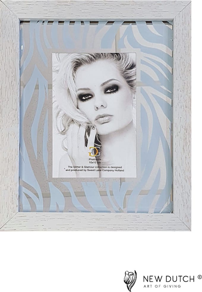 Fotolijst Zebra Spiegel ( Fotomaat 13x18cm ) New Dutch ®