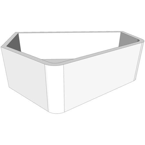 Sturotec tub support for Duravit Paiova 5-corner bathtub left, built-in version 190 x 140 cm STWP3920