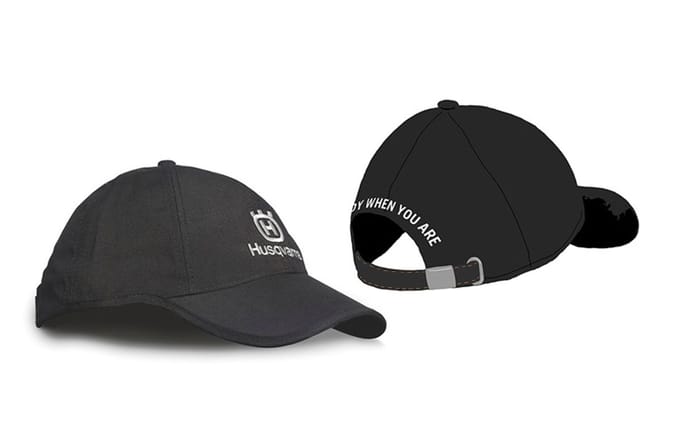 Husqvarna cap/pet zwart