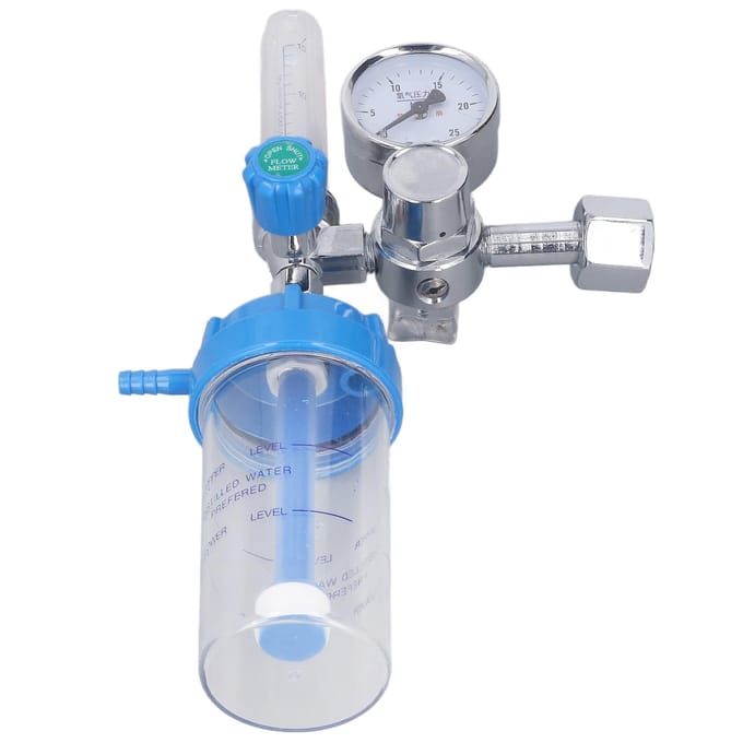 Y008 Zuurstofdrukregelaar Boei Type Inhalator Flowmeter Absorber met BSP 5/8 Inch Inlaat