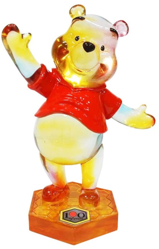 Disney Winnie the Pooh Transparent Rainbow Figurine Limited Edition