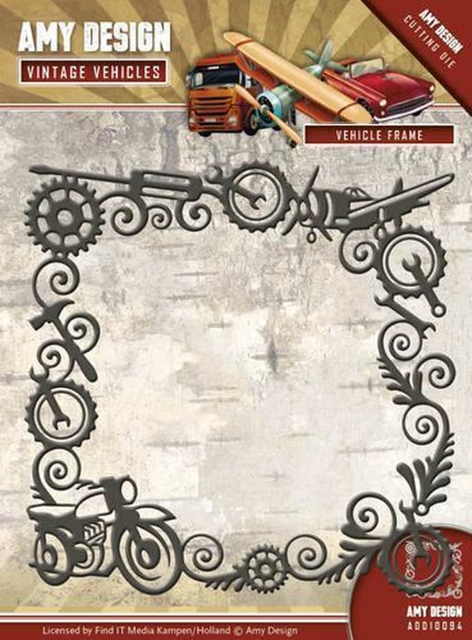 Mal - Amy Design - Vintage Vehicles - Voertuig Omlijsting