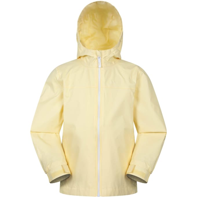 Mountain Warehouse Torrent waterdichte jas voor kinderen (Lichtgeel)