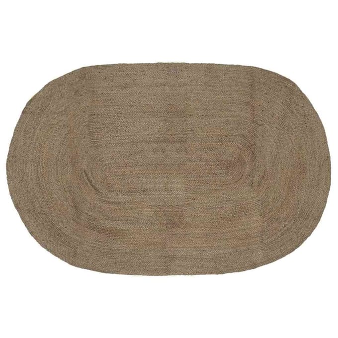 vidaXL - Vloerkleden - Grijs - 152 - x - 245 - cm - Jute
