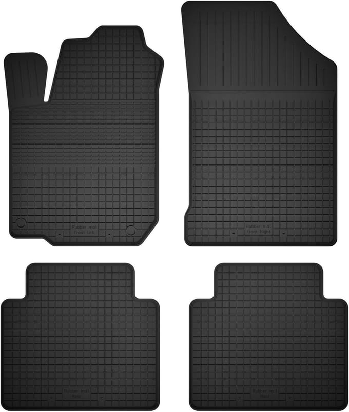 Wielganizator - BasicProtect Serie - Rubbermatten - Voor Renault Koleos I SUV - 4 stuks