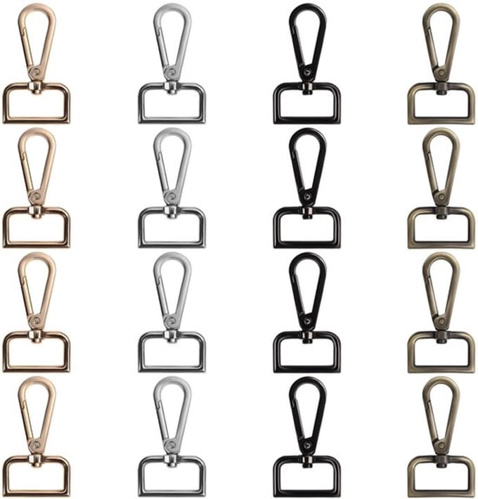 Dailygoody - Geassorteerde Metalen Sleutelhanger Haken - D-Ring