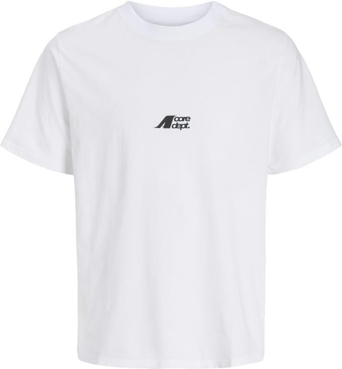 JACK&JONES - JCOTIER BACK PRINT TEE SS CREW NEC JNR - Jongens - T-shirts - wit - maat 152