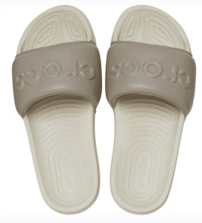 Crocs - All Day Slide Dames Slippers Bone/Taupe - Maat 41-42