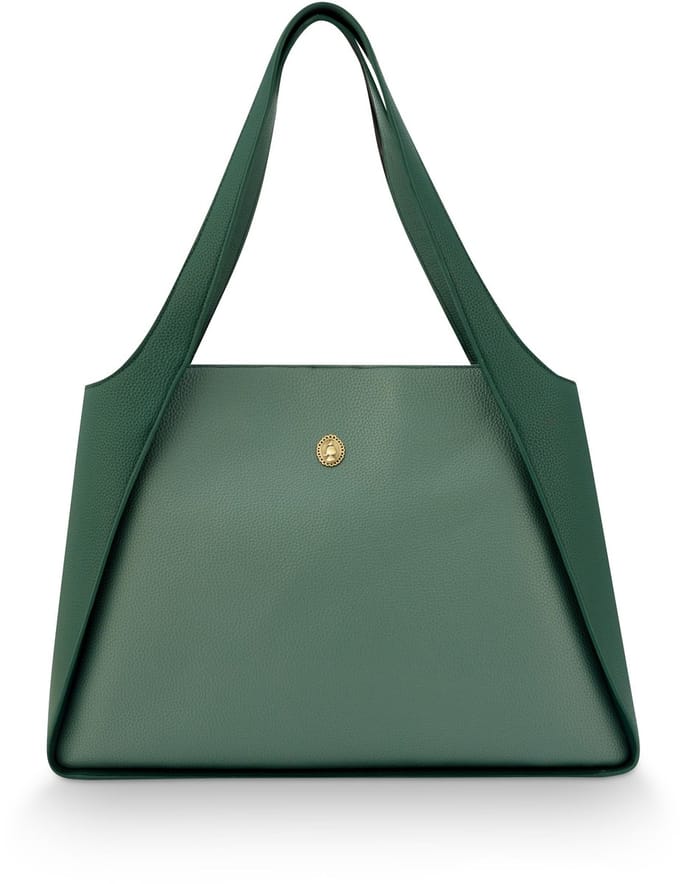 Pip Studio - Filou Schoudertas Dames - Tas - Groen - 40x15.5x48cm