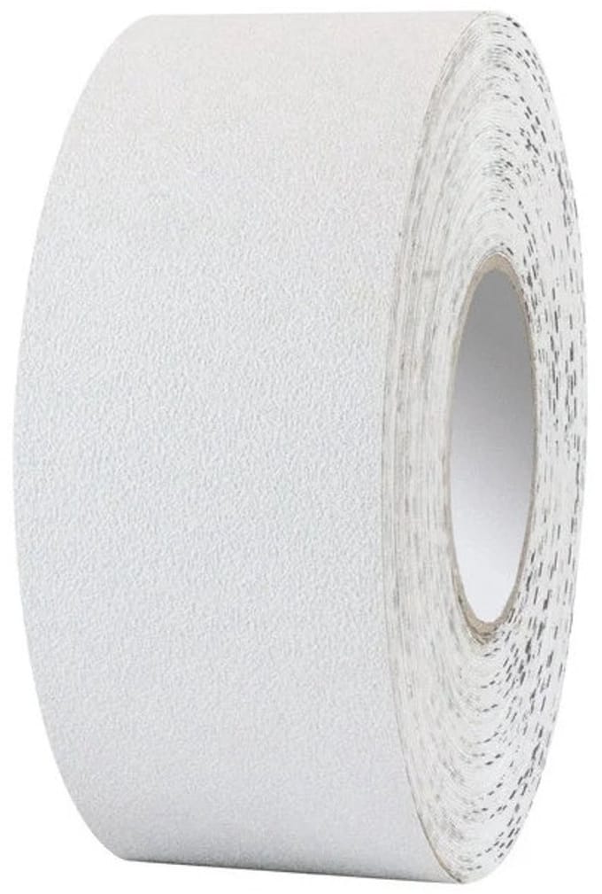 Proline vloermarkering tape vinyl - overrijdbaar - 25 meter x 75 mm - wit