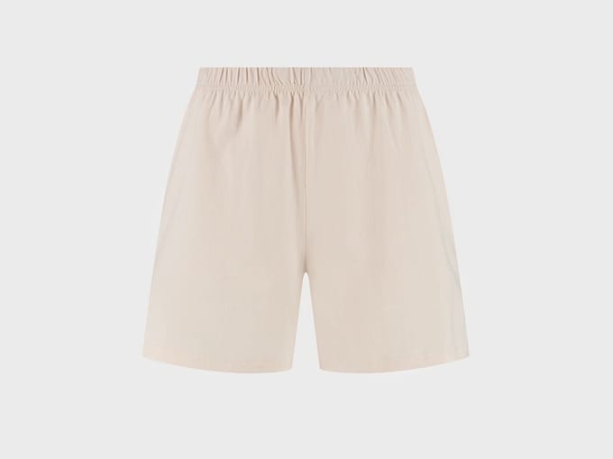 Yumeko pyjama shorts dames jersey sunrise wit m