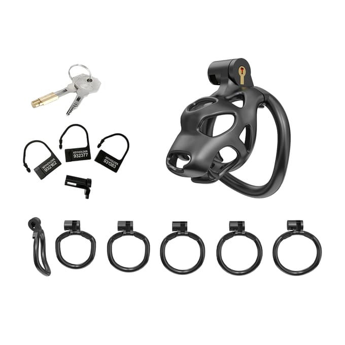 Rimba P-Cage PC07 - Kuisheidskooi - Peniskooi - Maat XS - Zwart
