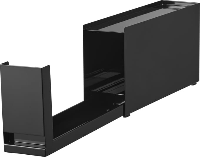 Yamazaki Tower Kruidenrek compact uitschuifbaar - Zwart