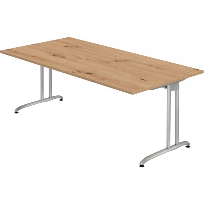 BELA 2E S | Bureau - 200 x 100 Knoestige Eiken