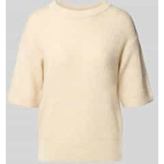 Gebreid shirt met ronde hals, model 'Pami'
