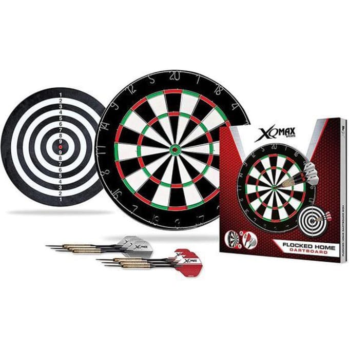 XQ Max Flockboard inclusief 6 Darts