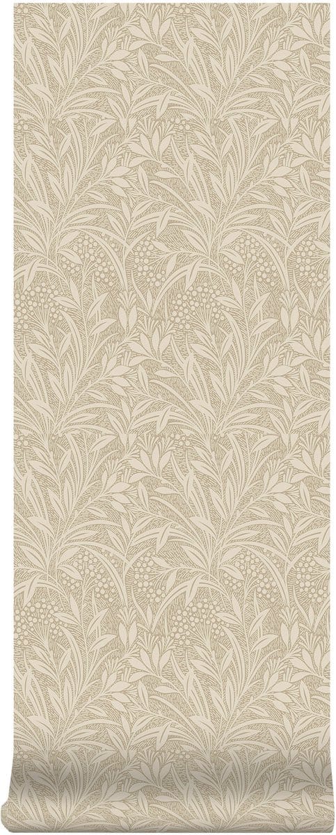 Laura Ashley Barley Behang - Planten - 10mx52cm - Beige