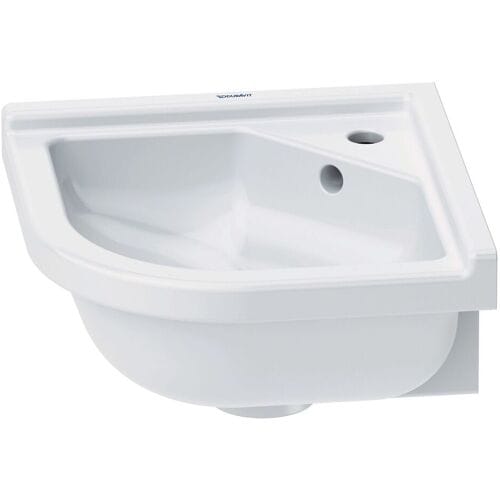 Duravit Starck 3 corner hand wash basin 43 cm with 1 tap hole