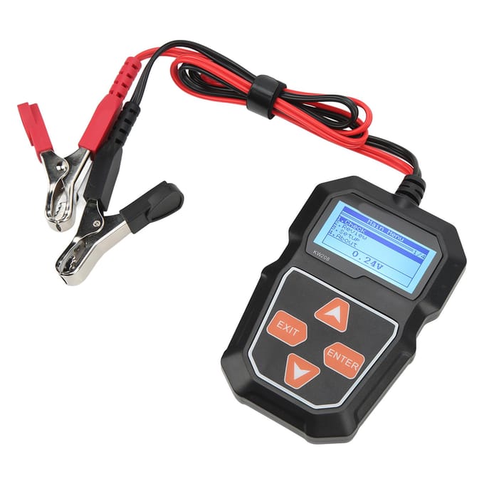 12V Auto Accu Belastingstester Digitale Auto Accu Analyzer Automotive Dynamo Tester voor Vrachtwagen black