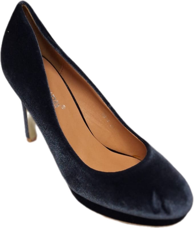CH.CREATIONS -GREY PUMP- VELVETLOOK- HAK BCM-38
