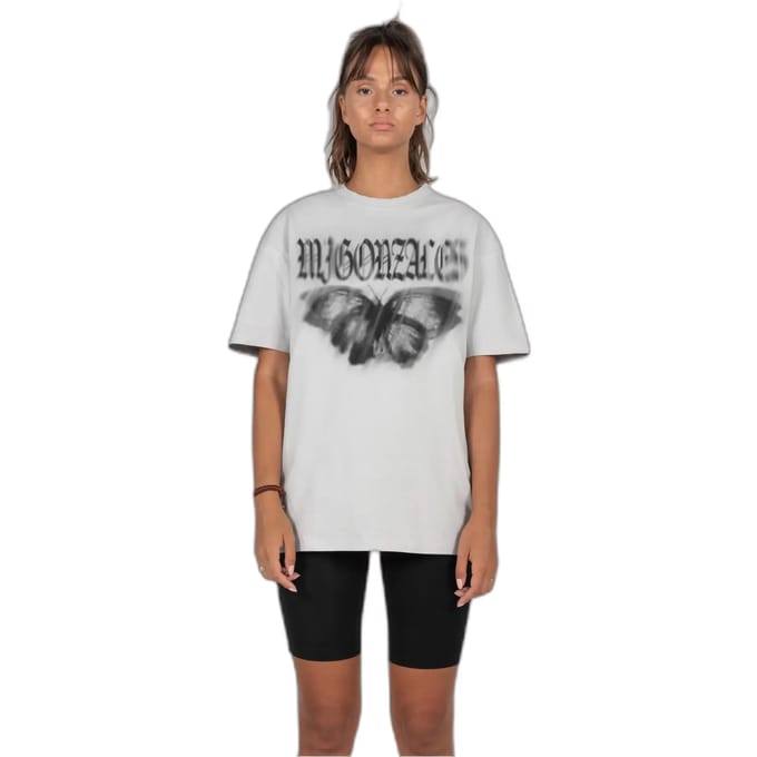 Dames-T-shirt oversized MJ Gonzales Butterfly Illusion