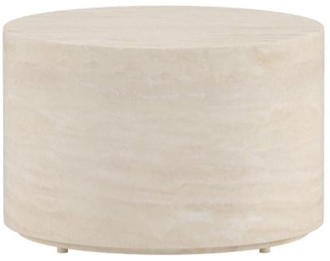 Lissabon tuintafel salontafel Ø60cm beige.